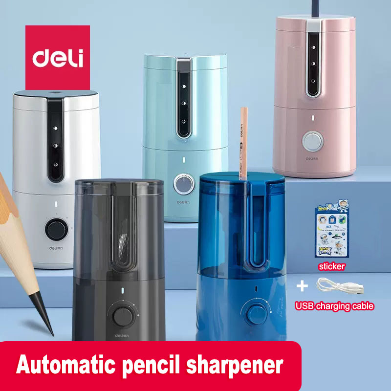 Electric Pencil Sharpener Usb - Deli Автоматическая электрическая точилка для карандашей