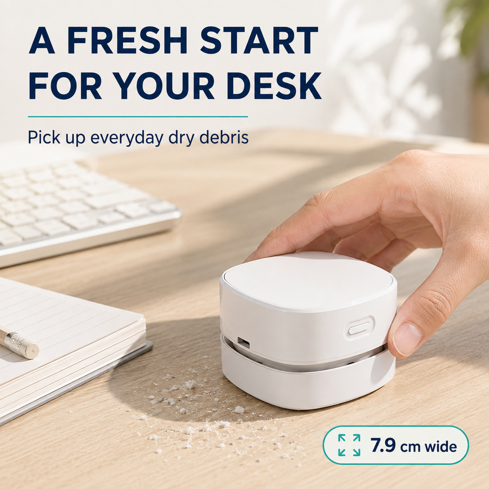 Миниатюрный беспроводной насто – обзор и цена Mini Desktop Vacuum Cleaner For Eraser Dust