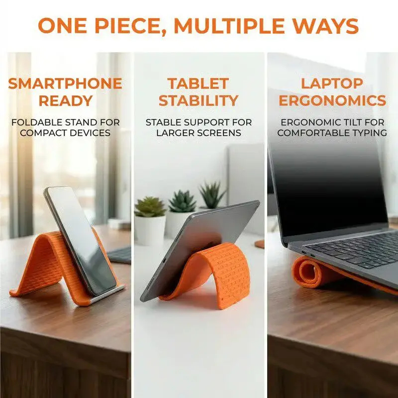 Силиконовая складная подставка – обзор и цена Desk Accessories