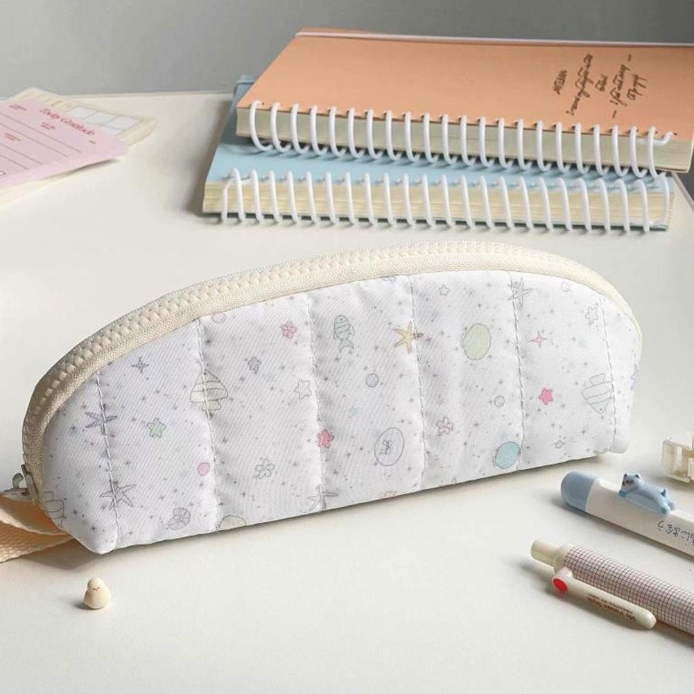 Эстетичный пенал в горошек, по – обзор и цена Aesthetic Large Pencil Case Pouch