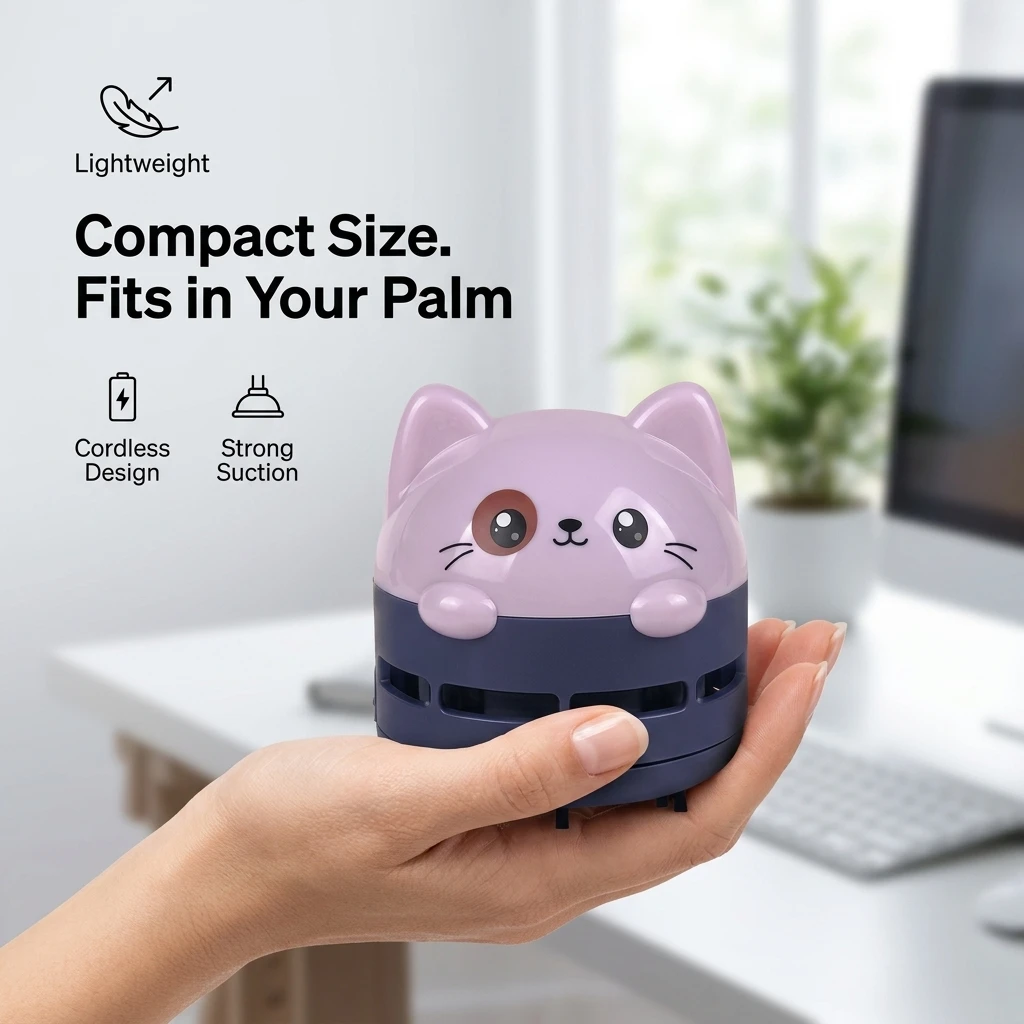 Настольный пылесос мини, беспр – обзор и цена Mini Desktop Vacuum Cleaner For Eraser Dust