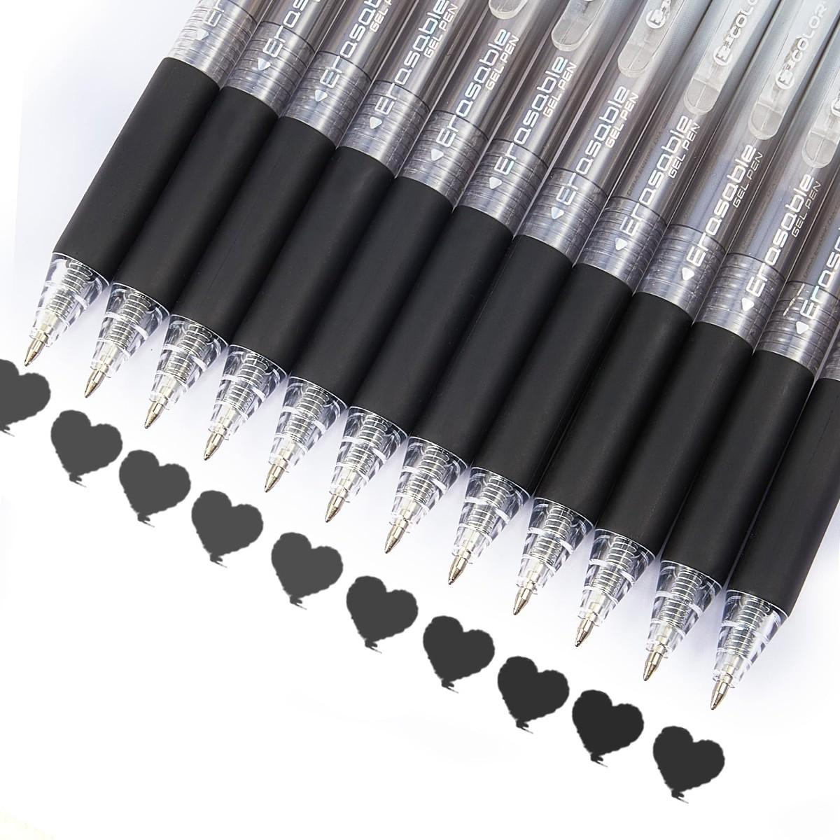 Набор из 12 стираемых гелевых  – обзор и цена Retractable Eraser Pen Click