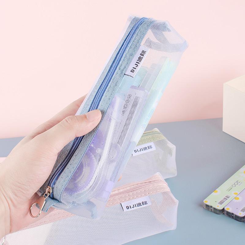 Прозрачная нейлоновая сетчатая – обзор и цена Clear Mesh Pencil Pouch For Exam